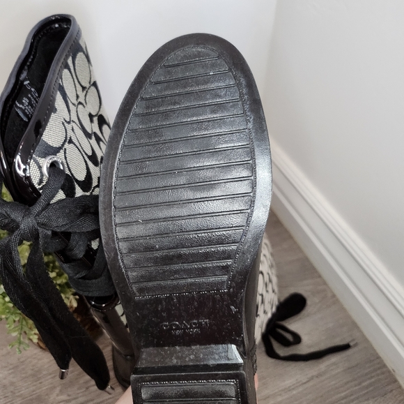 Coach logo canvas Rain boot - Picture 11 of 12